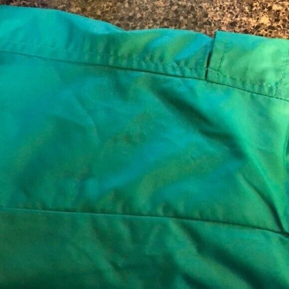 Centigrade Outerwear Coat Green Big Ruched Collar has Belt Button Coat XL - Picture 5 of 10